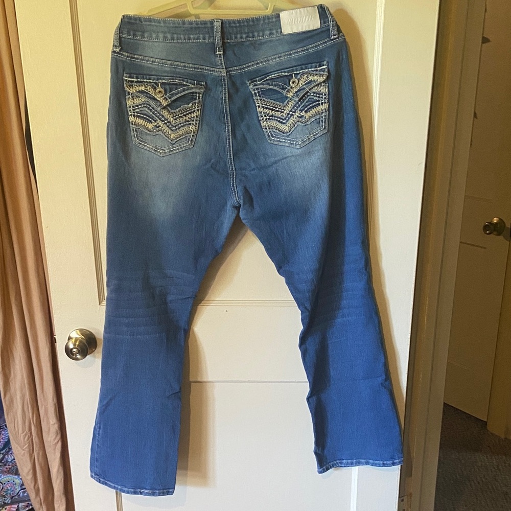 Hydraulic Women's Boot Cut Jeans - Classic Blue - Picture 3 of 9